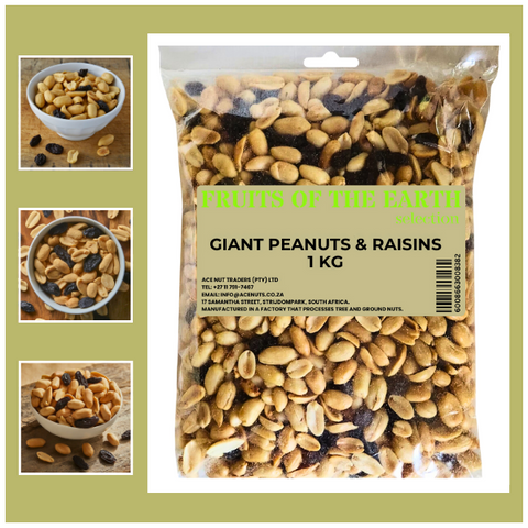 Giant Peanuts & Raisins 1 KG