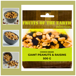 Giant Peanuts & Raisins 500 G