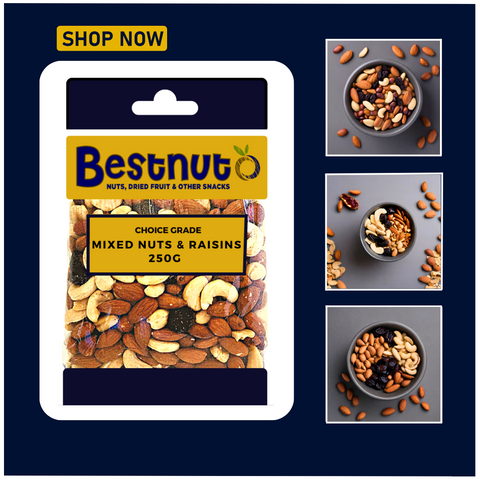 Mixed Nuts & Raisins 250G | Bestnut.