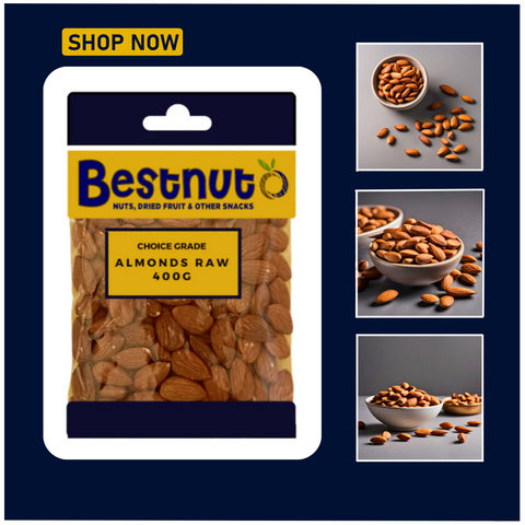 Almonds Raw 400G | Bestnut. Ace Nut Traders (PTY) LTD.