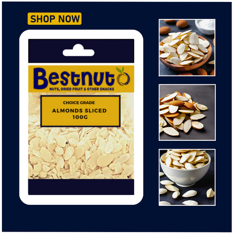 Almonds Sliced 100G |  Bestnut. Ace Nut Traders (PTY) LTD.