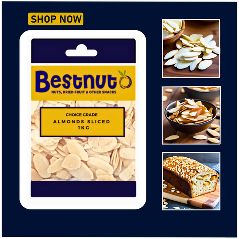 Almonds Sliced 1KG | Bestnut. Ace Nut Traders (PTY) LTD.