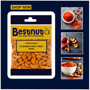 Cashew Peri-Peri 100G | Bestnut. Ace Nut Traders (PTY) LTD.