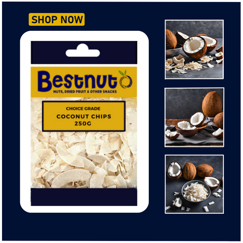 Coconut Chips 250G | Bestnut. Ace Nut Traders (PTY) LTD.