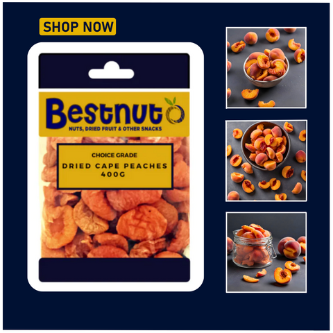 Dried Peaches 400G | Bestnut. Ace Nut Traders (PTY) LTD.