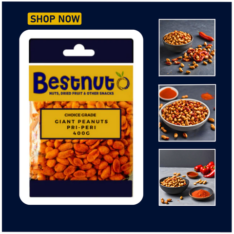 Giant Peanuts Peri-Peri 400G | Bestnut. Ace Nut Traders (PTY) LTD.