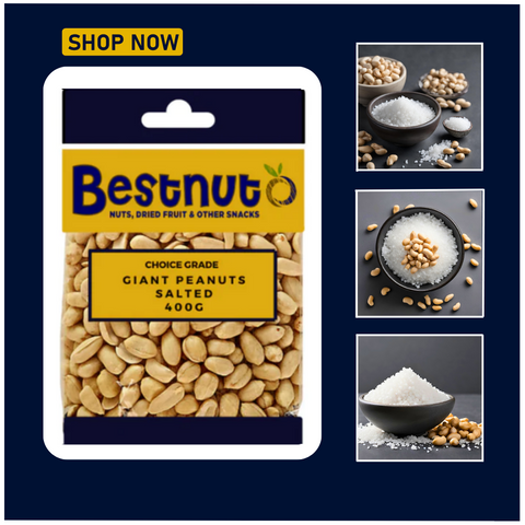 Giant Peanuts Salted 400G | Bestnut. Ace Nut Traders (PTY) LTD.