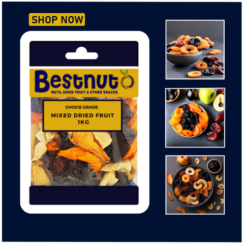 Mixed Dried Fruit 1KG | Bestnut. Ace Nut Traders (PTY) LTD.