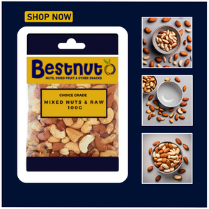 Mixed Nuts Raw 100G | Bestnut. Ace Nut Traders (PTY) LTD.