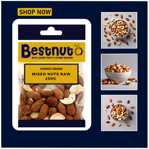 Mixed Nuts Raw 250G | Bestnut. Ace Nut Traders (PTY) LTD.
