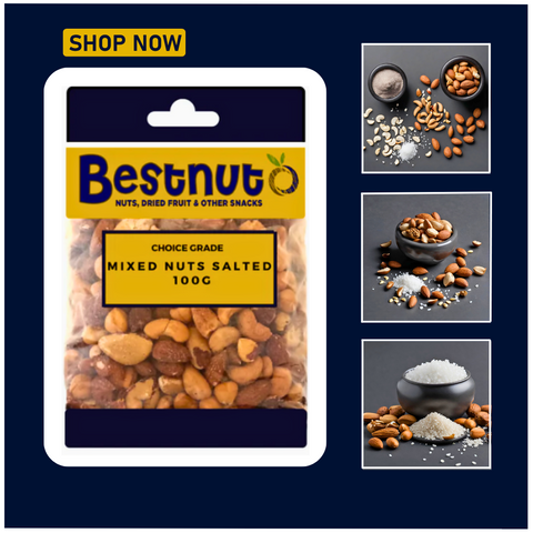 Mixed Nuts Salted 100G |  Bestnut. Ace Nut Traders (PTY) LTD.