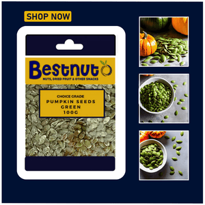 Pumpkin Seeds Green 100G | Bestnut. Ace Nut Traders (PTY) LTD.